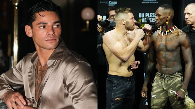 Ryan Garcia shares prediction for Dricus du Plessis vs. Israel Adesanya clash at UFC 305: "Thank me when that bet gives you a return"