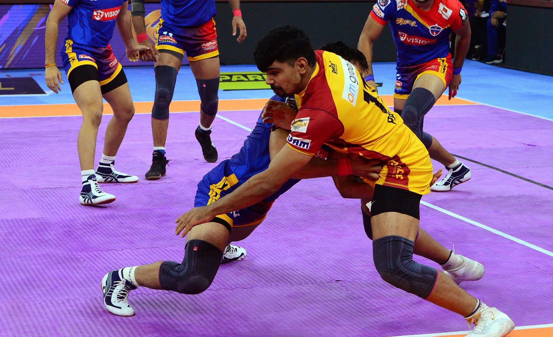 Pawan Kumar Sehrawat of Telugu Titans. (Image via PKL)