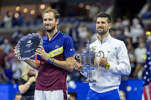 Novak Djokovic defeated Daniil Medvedev in the 2023 US Open final (Source: Getty)