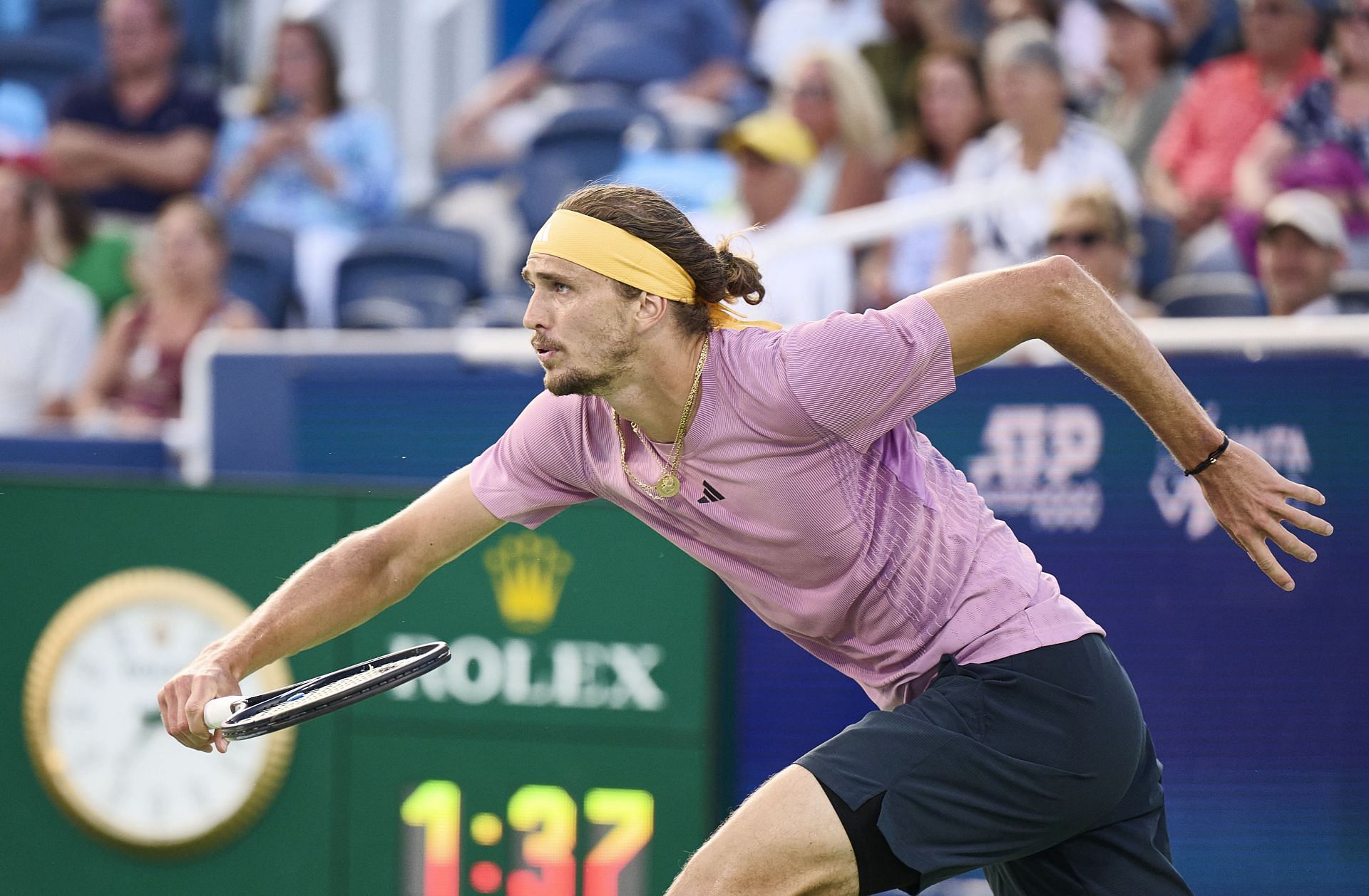 Alexander Zverev in action at the Cincinnati Open (Picture: Getty)