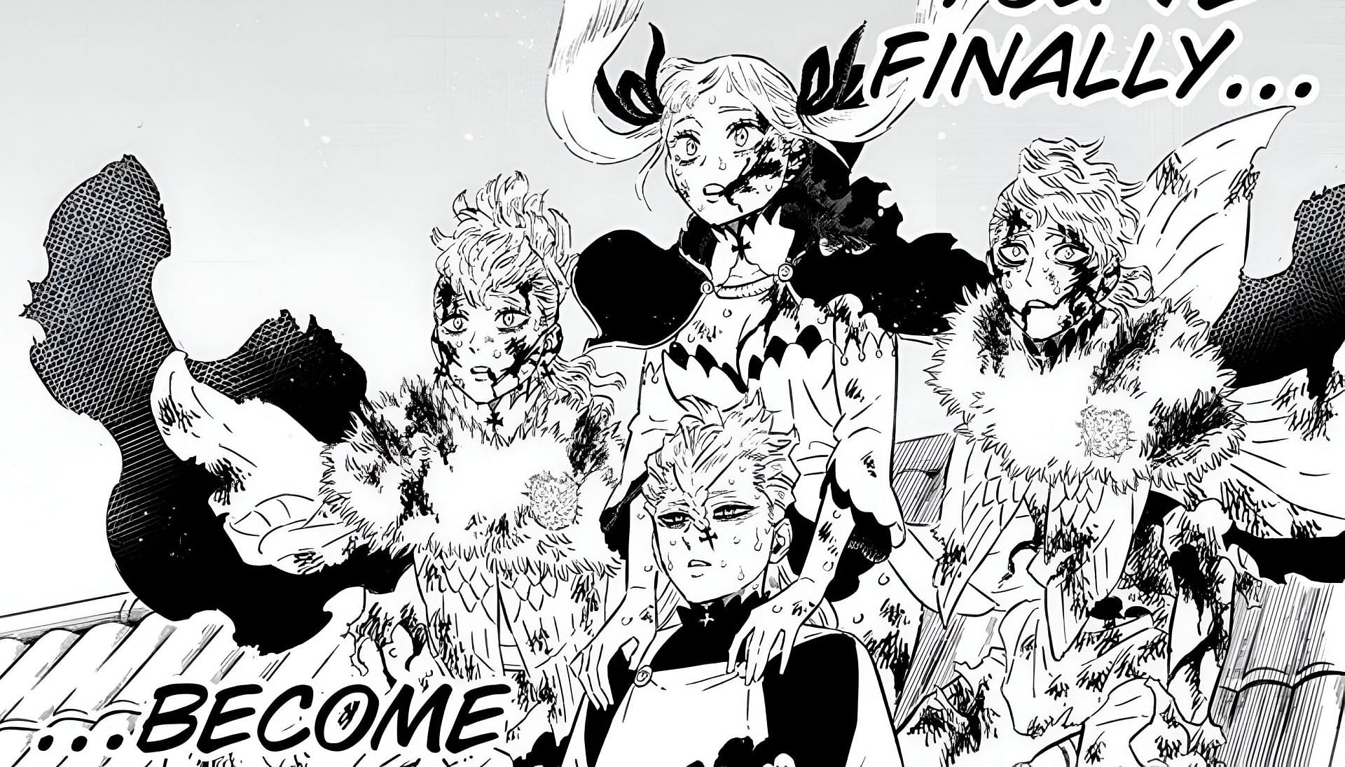 The Silva siblings as seen in Black Clover chapter 373 (Image via Shueisha)