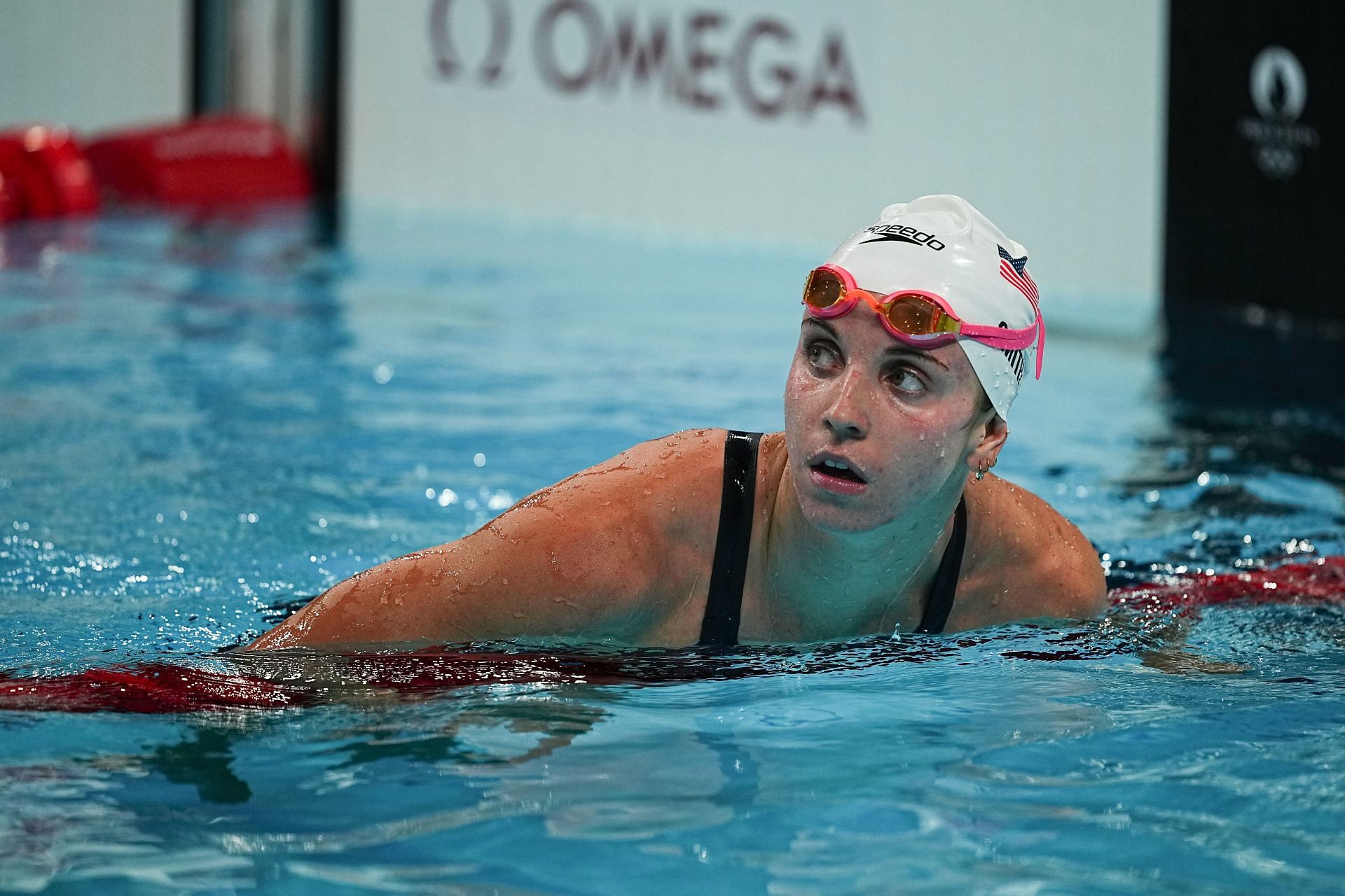 Regan Smith during the women&#039;s 200 m butterfly preliminary heat at the 2024 Paris Olympics. (Photo by Getty Images)