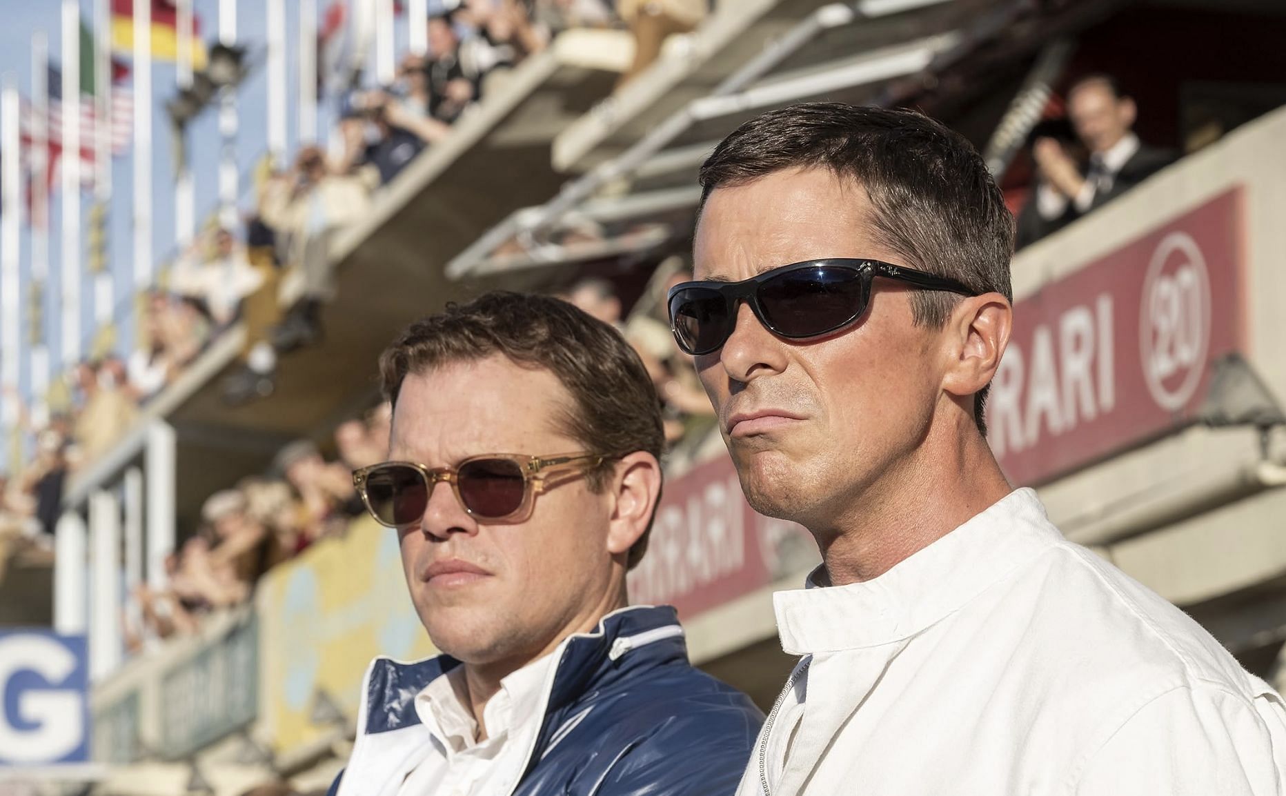 Christian Bale and Matt Damon (Image via 20th Century Fox)