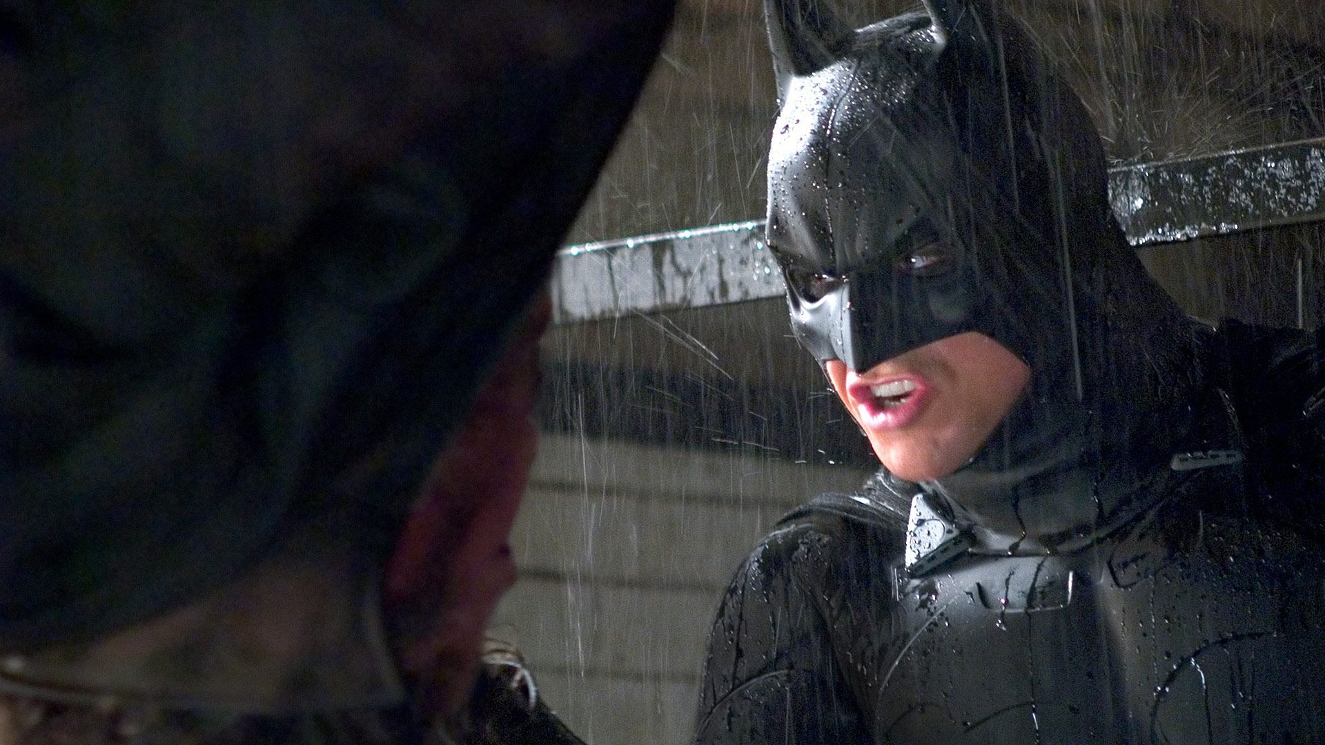 Christian Bale as Batman in Batman Begins (2005) (Image via Prime Video)