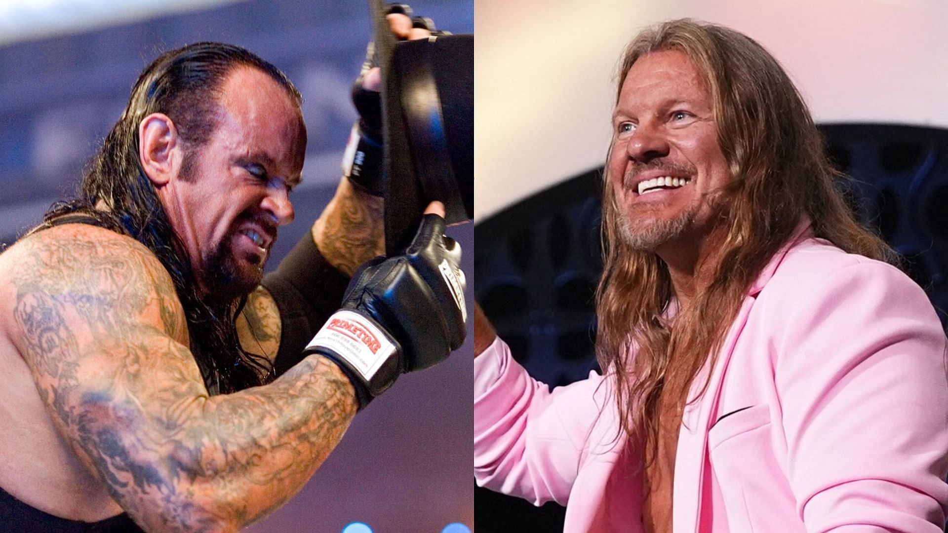 Chris Jericho and The Undertaker are two of the most iconic WWE Superstars of all time [Photo: AEW Official Facebook Page and WWE Official Website]