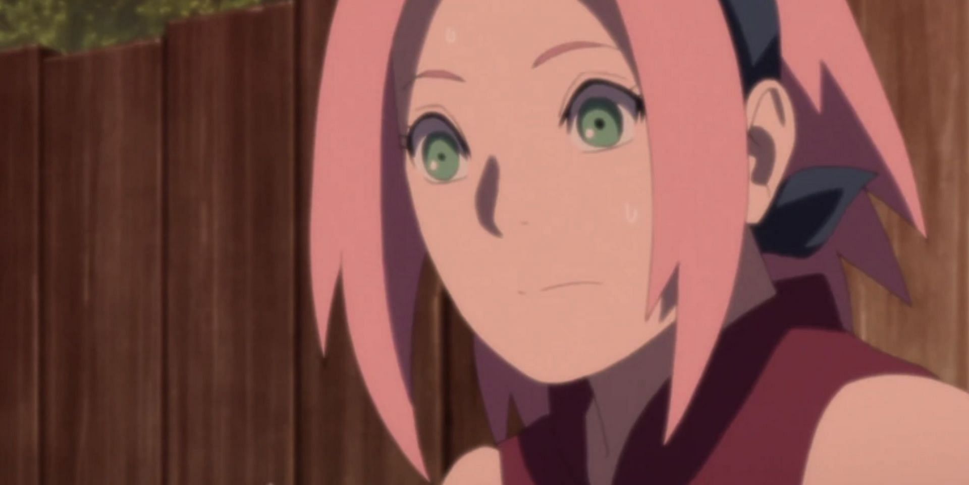 Sakura Haruno as seen in anime (Image via Studio Pierrot)