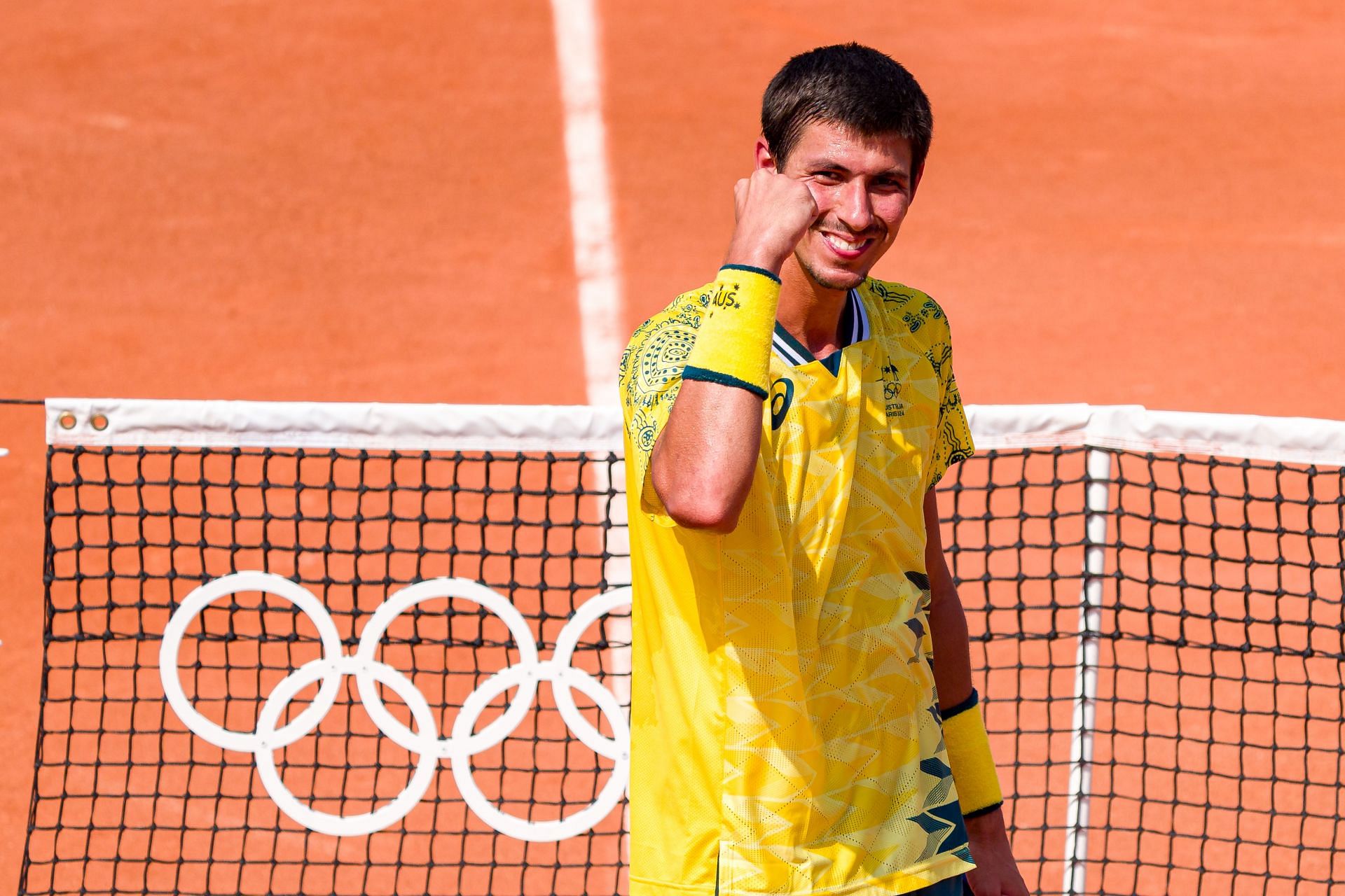 Alexei Popyrin at the Paris Olympics 2024. (Photo: Getty)