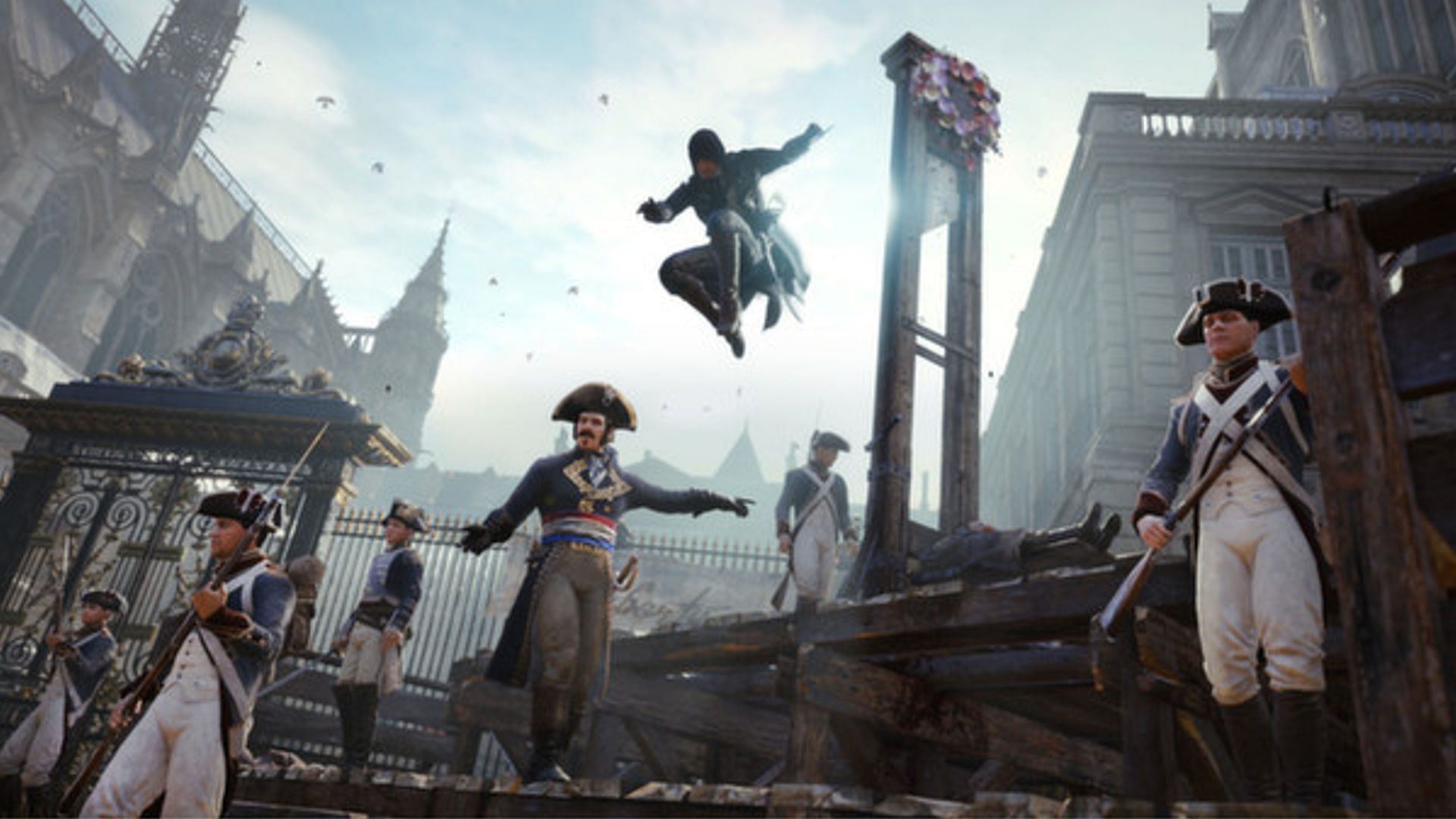 Assassin&#039;s Creed Unity still holds up even 10 years after its launch. (Image via Ubisoft)