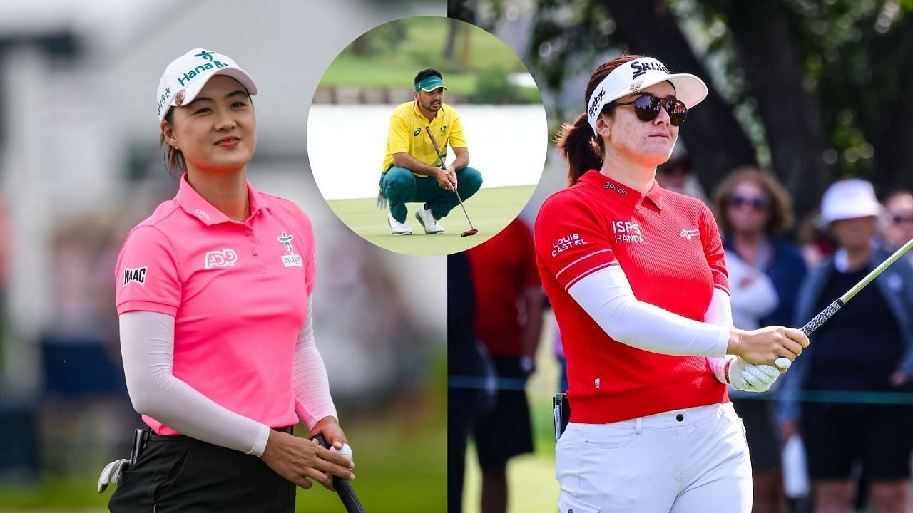 Minjee Lee and Hannah Green reveals Jason Day was air gripping during the team dinners at the 2024 Paris Olympics. Image via Imagn