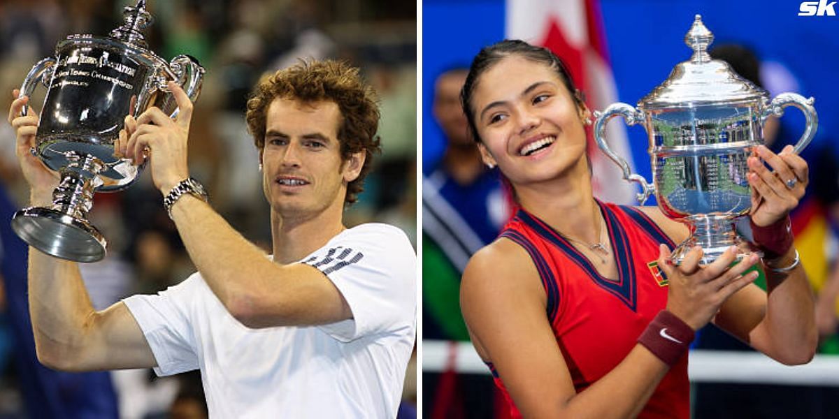 Andy Murray (L) and Emma Raducanu (R) have both tasted glory in New York [IMAGE: Getty]