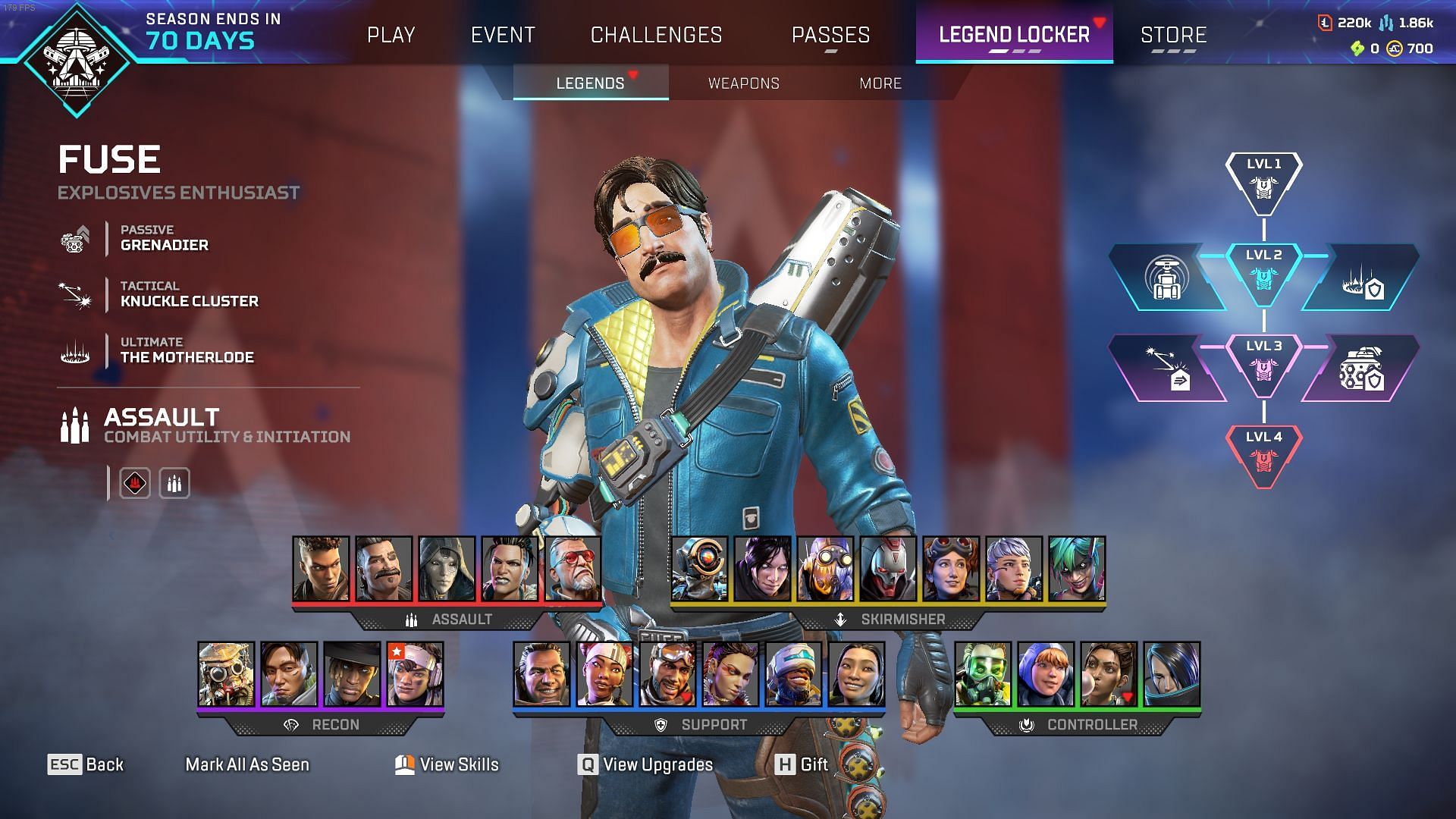 Fuse in Apex Legends (Image via EA)