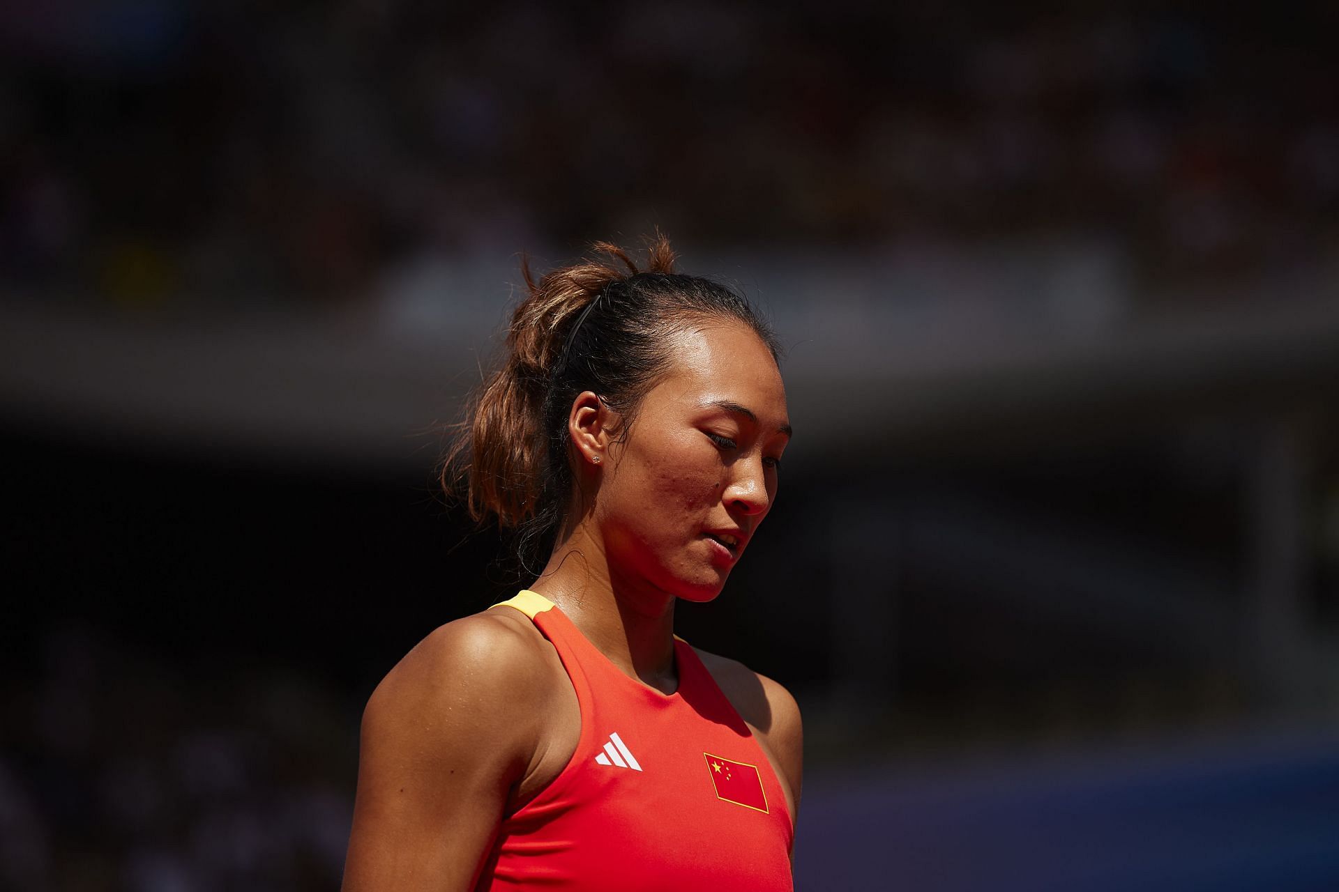 Zheng Qinwen at the Olympic Games Paris 2024. (Image via Getty)