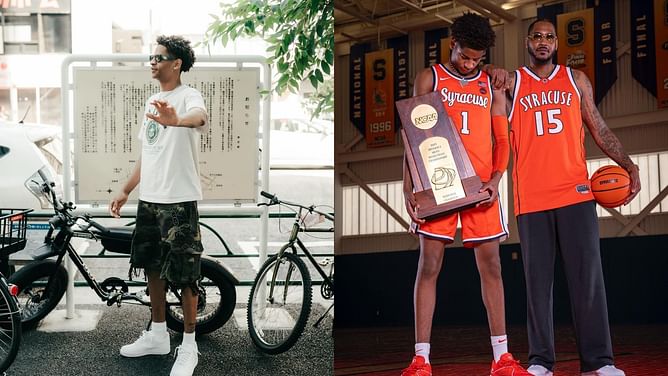 "I'm not just an NBA player's son": Kiyan Anthony once pledged to supersede dad Carmelo's legacy as "one of best players in country"