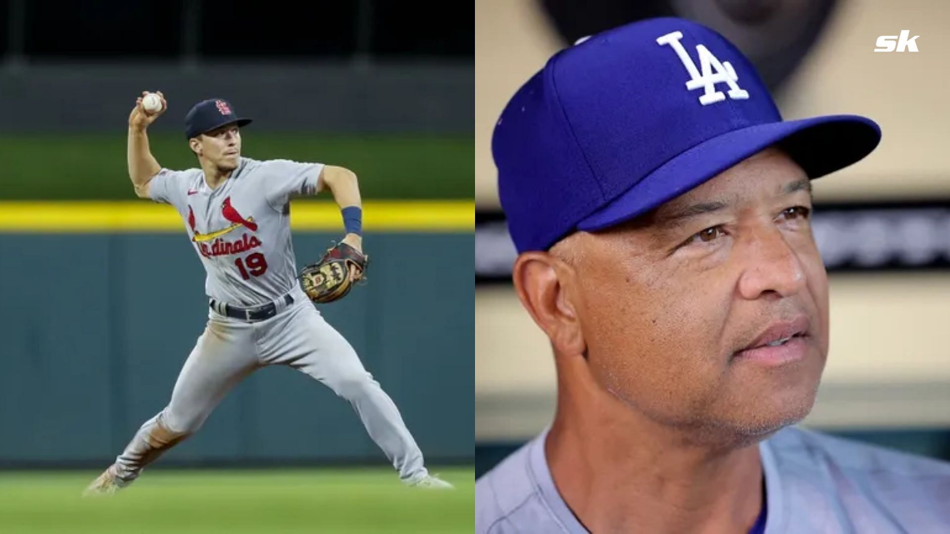 Los Angeles Dodgers Infielder Tommy Edman &amp; Manager Dave Roberts