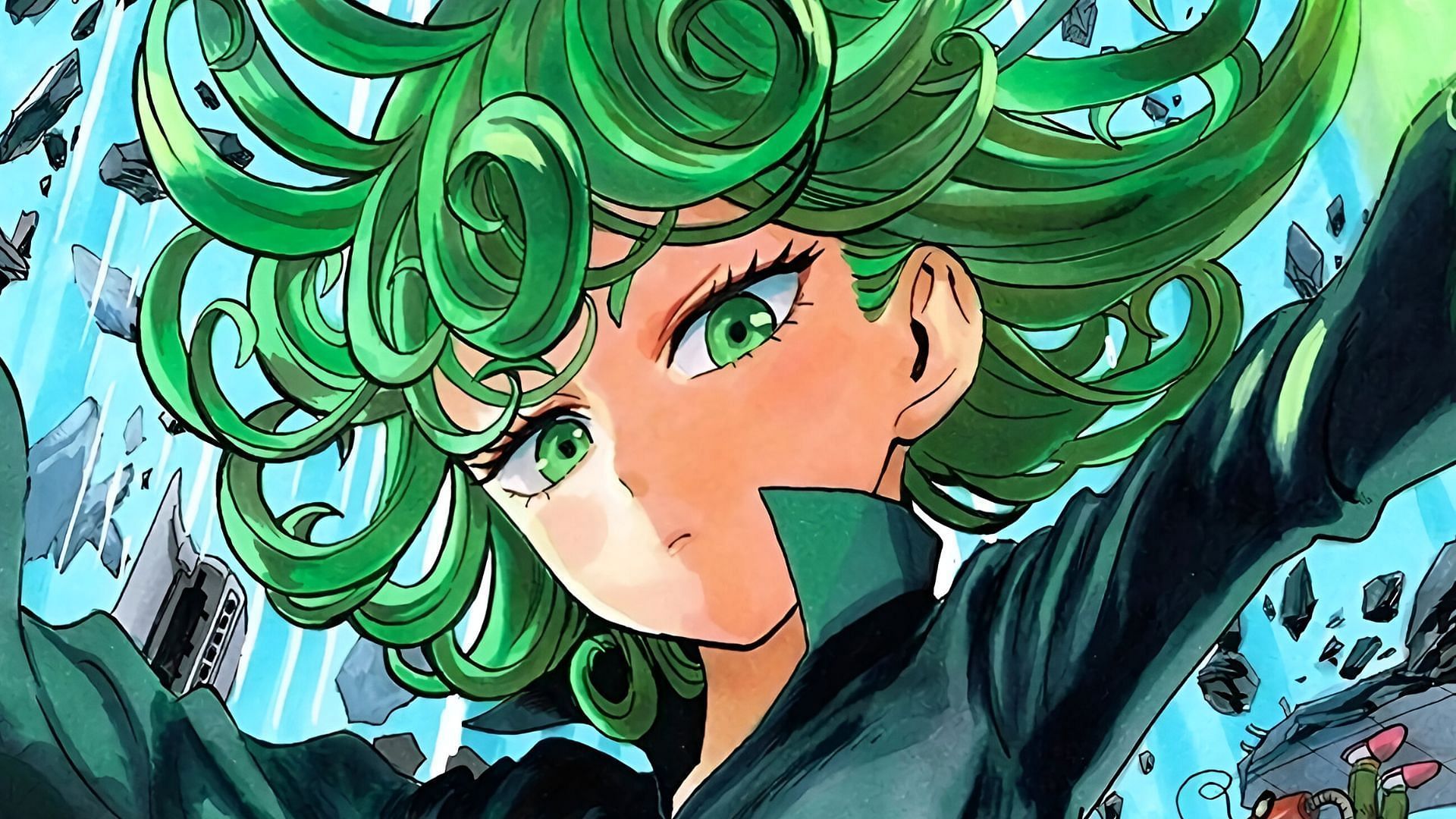 One Punch Man season 3 character visual showcases Tatsumaki in her &quot;Terrible Tornado&quot; glory