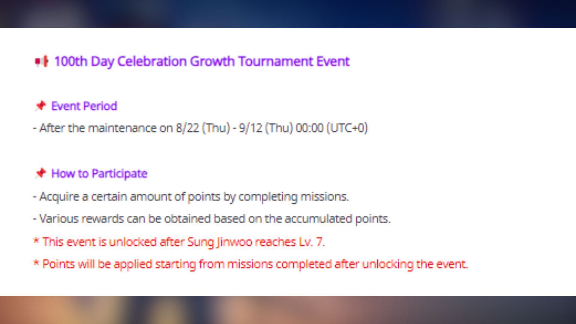 100th Day Celebration Growth Tournament will be available till September 12, 2024. (Image via Netmarble)