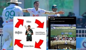 "No human being in history could play that" - Top 10 funny memes after Day 2 of 2nd PAK vs BAN 2024 Test