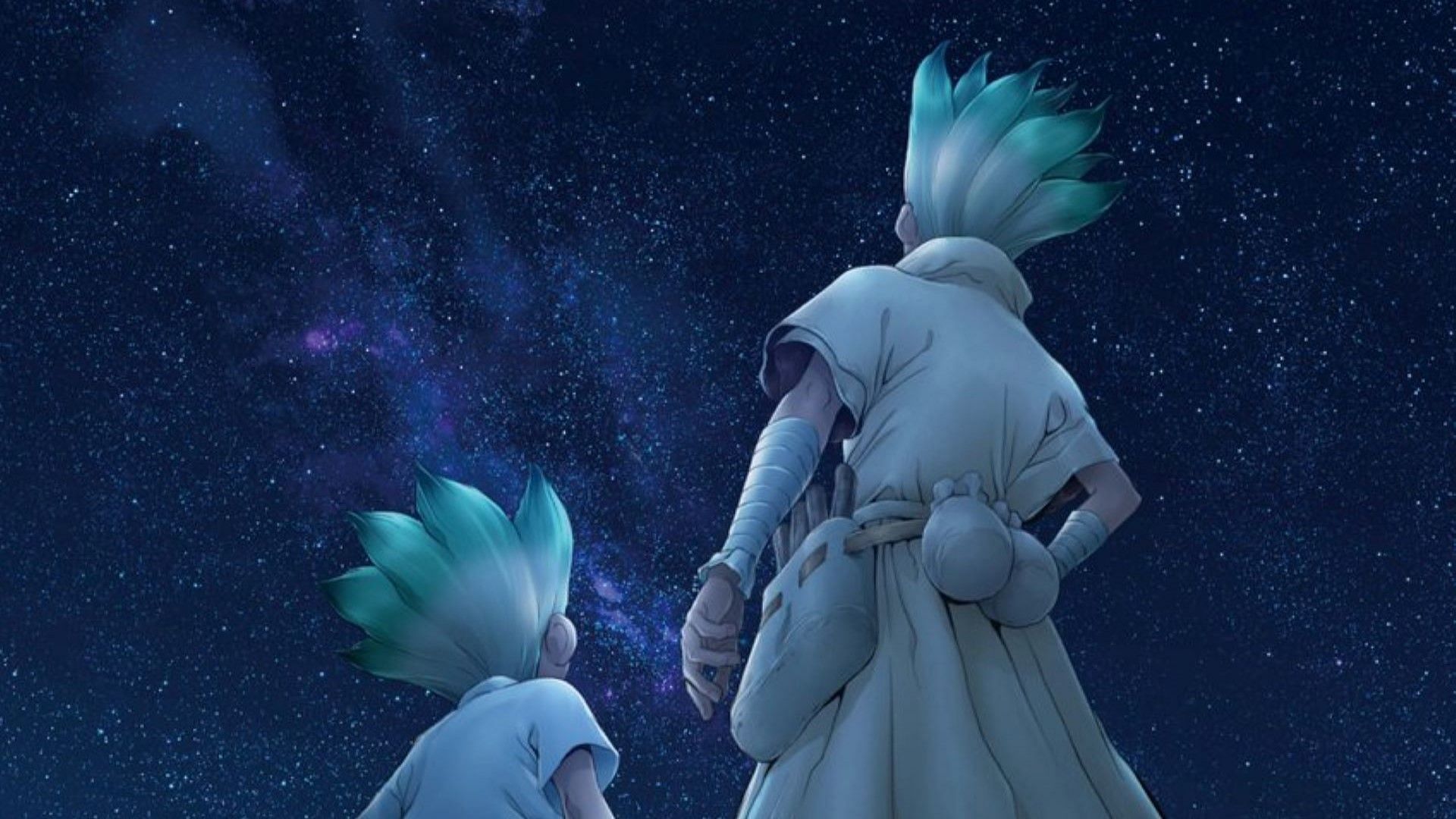 Dr. Stone season 4 confirms 2025 release 3 cours via key visual (Image via TMS Entertainment)