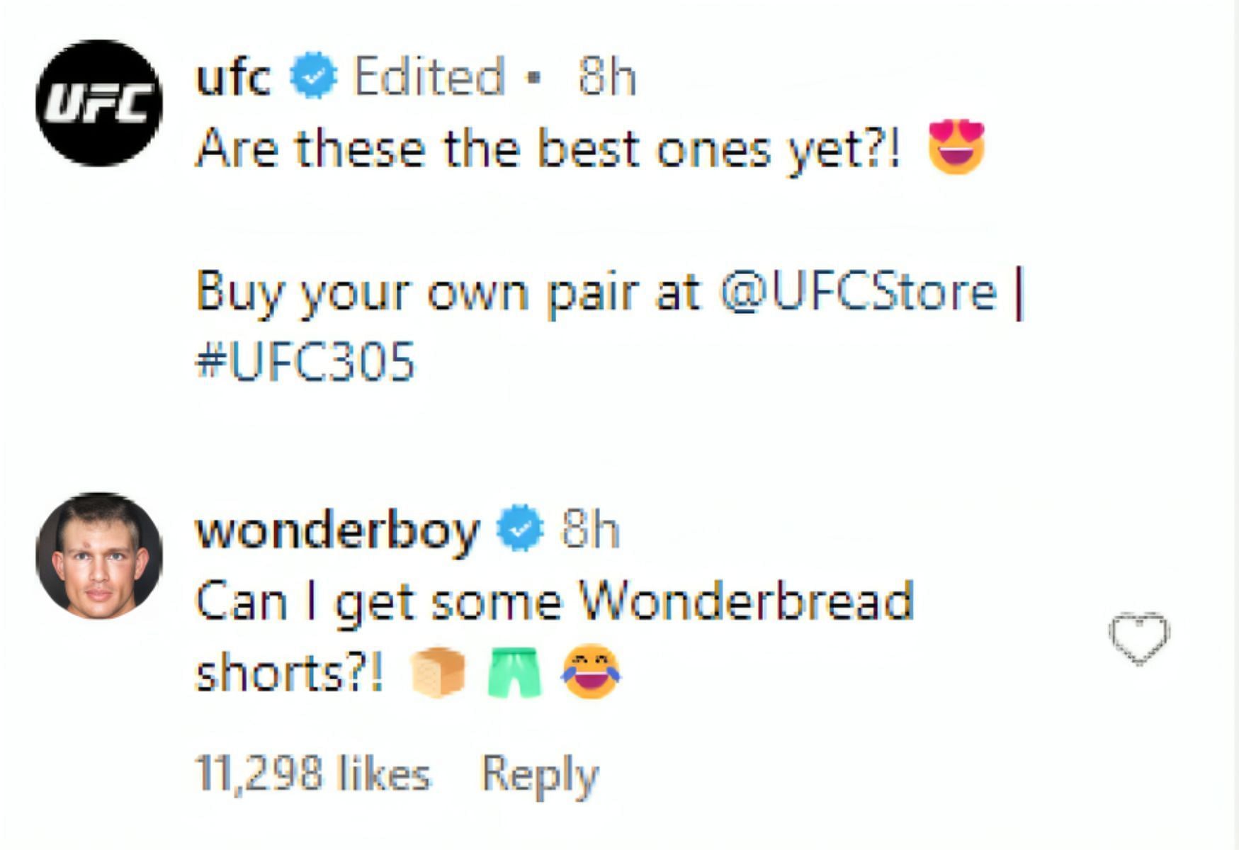 Screenshot of &#039;Wonderboy&#039;s comment