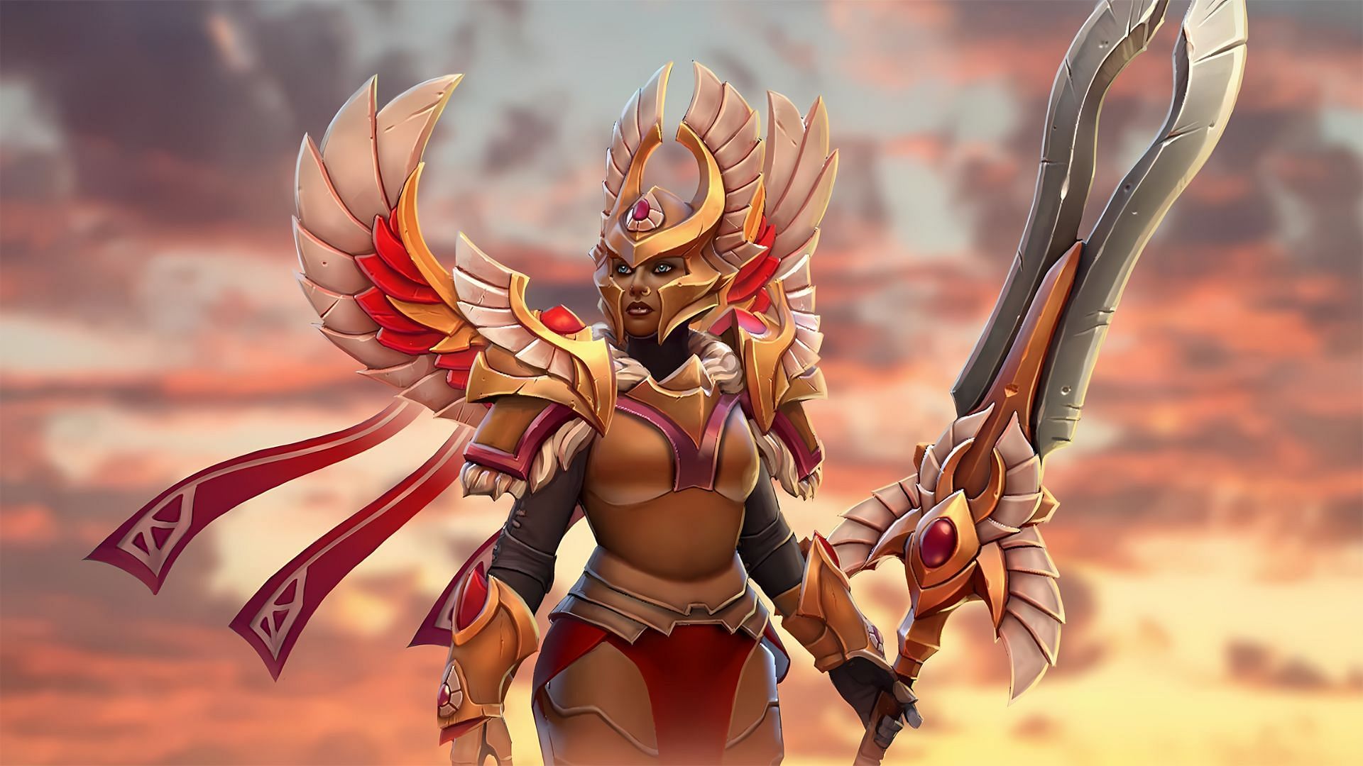 Legion Commander&#039;s Flight of the Valkyrie set (Image via Valve)