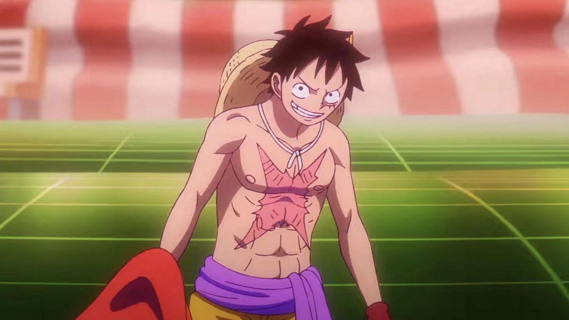 Monkey D. Luffy as shown in the anime series (Image via Toei Animation)