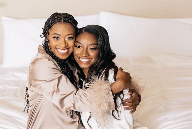 Adria Biles and Simone Biles