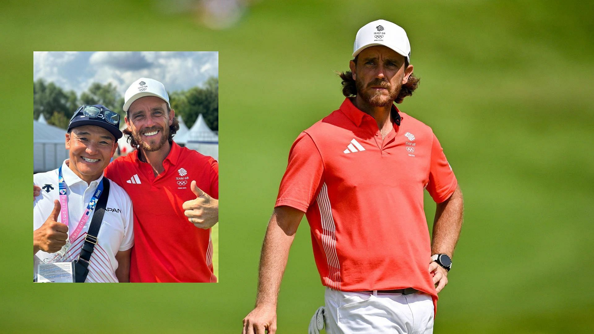 Tommy Fleetwood and Shigeki Maruyama (Images via Getty and @officialtommyfleetwood/Instagram)