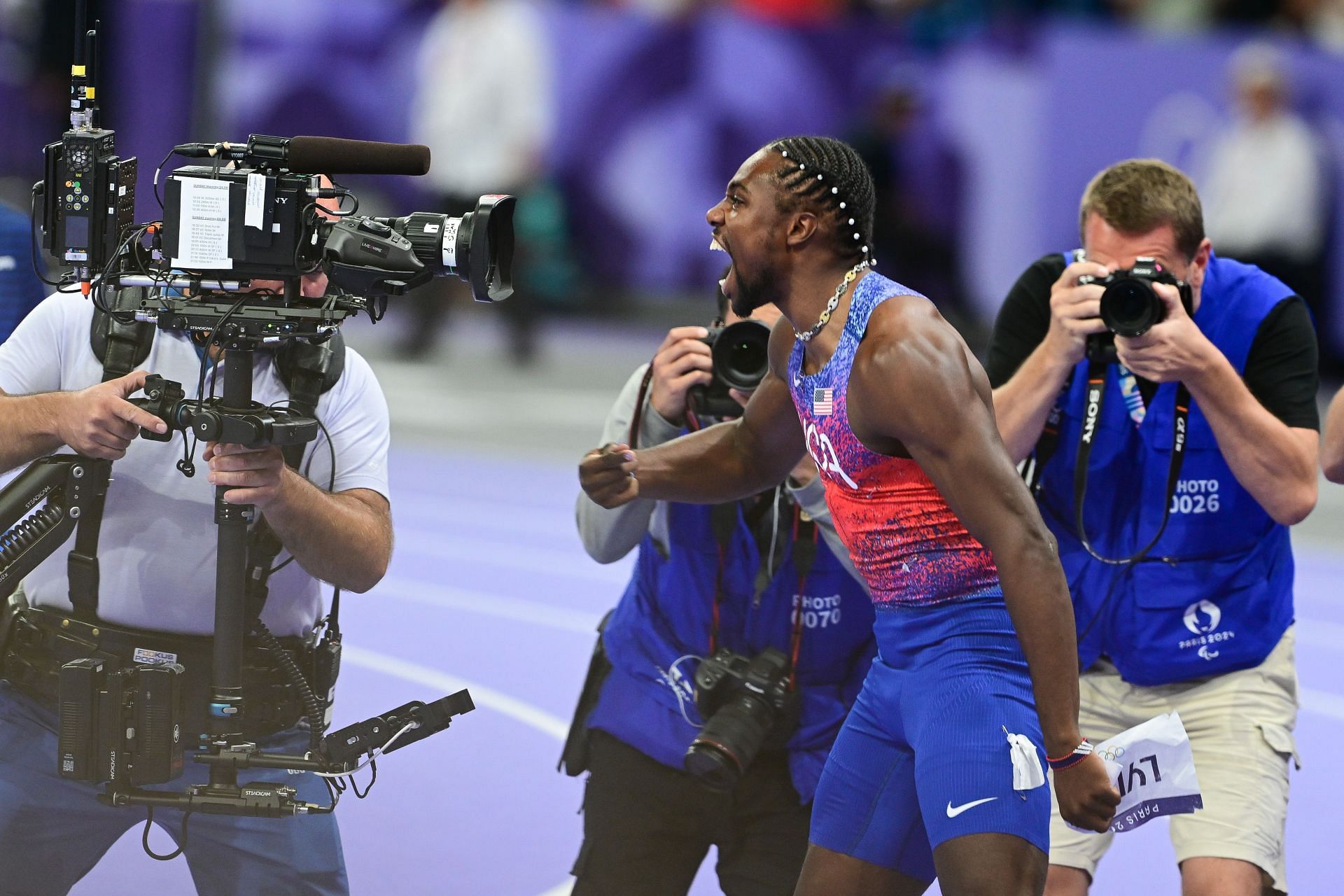 Noah Lyles is now the fastest man in the world (IMAGE: GETTY)