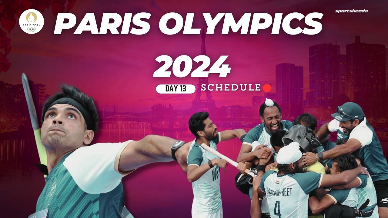 Paris Olympic के 13वें दिन भारत को मिल सकता है पहला गोल्ड, नीरज चोपड़ा पर रहेंगी निगाहें; जानिए 8 अगस्त का पूरा शेड्यूल