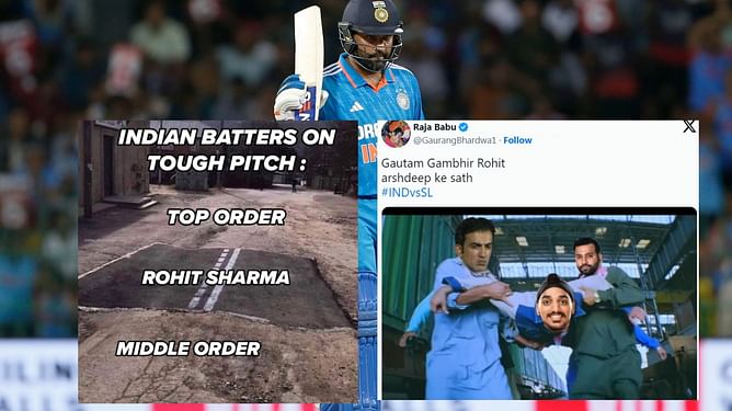 "Indian team is like Zimbabwe without Rohit Sharma"- Top 10 funny memes as first IND vs SL ODI ends in a tie