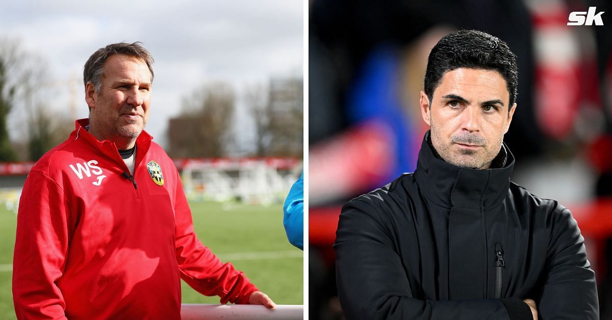 Paul Merson (left) and Mikel Arteta