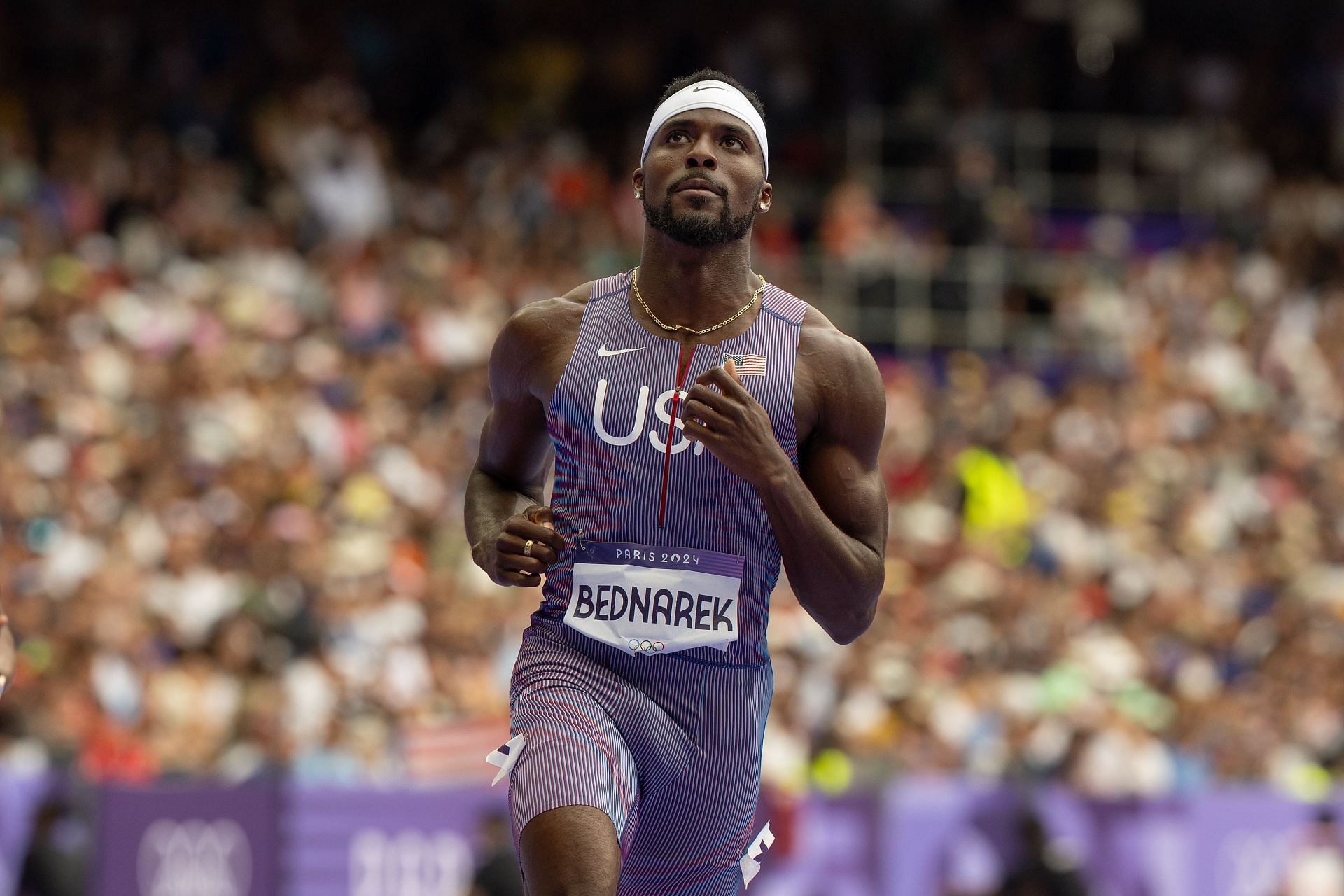 Kenny Bednarek at the 2024 Paris Olympics - Getty Images