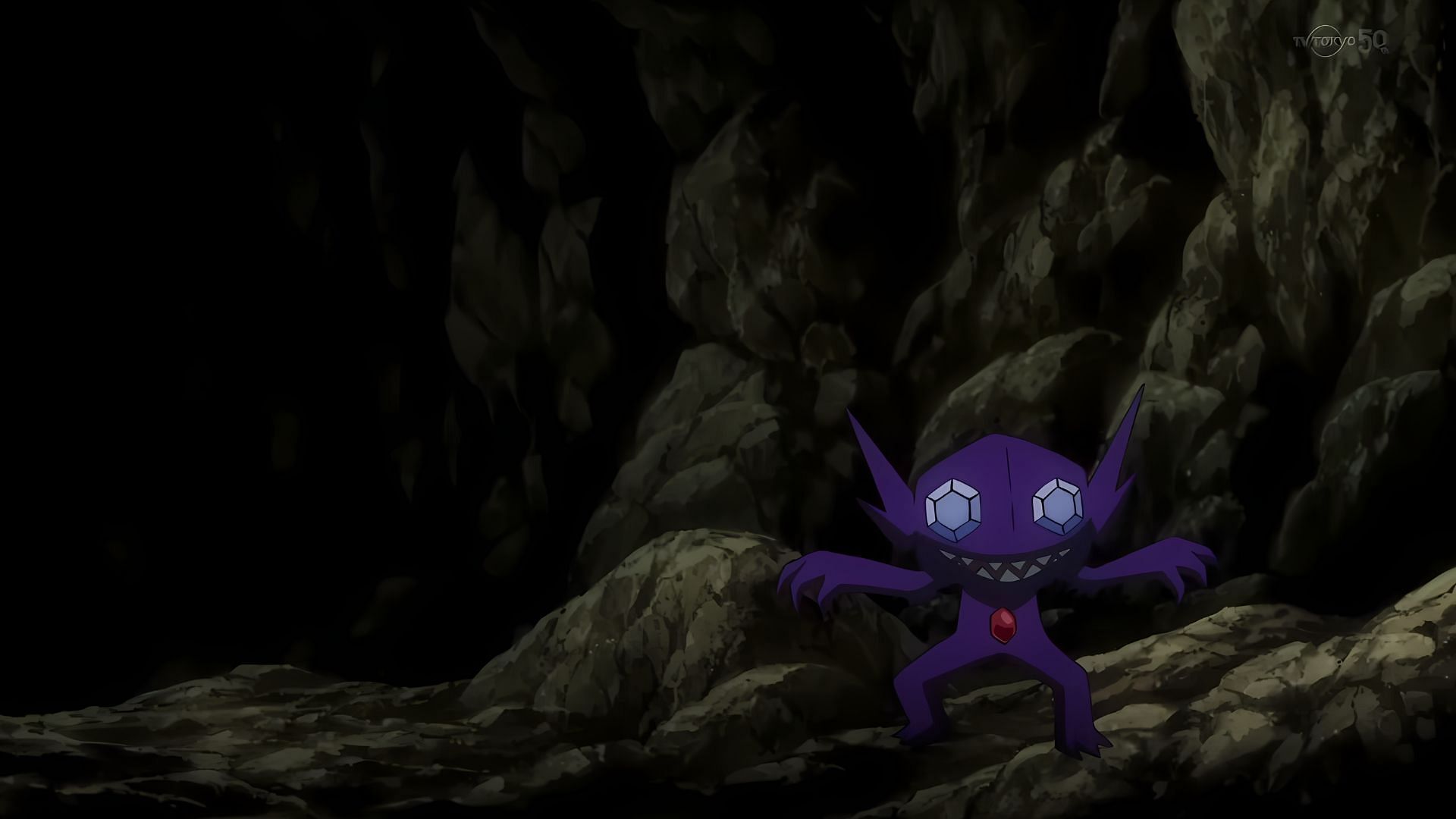 Sableye, as seen in the anime (Image via TPC)