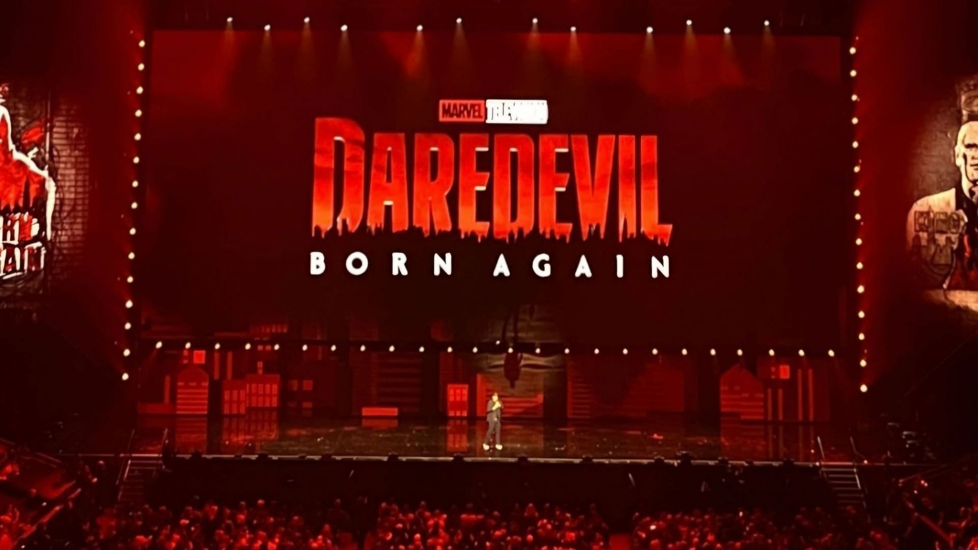 Announcement for Daredevil: Born Again at the D23 Expo 2024