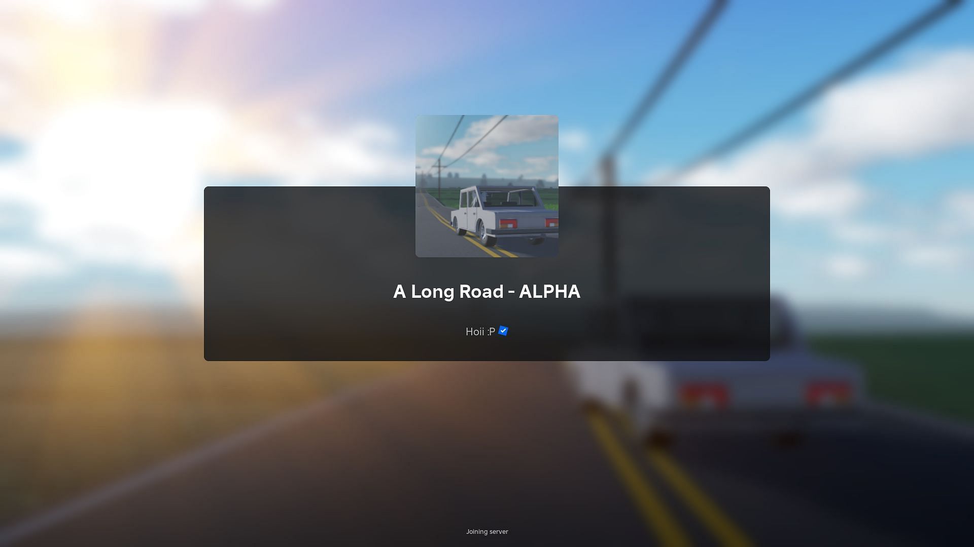 Roblox A Long Road