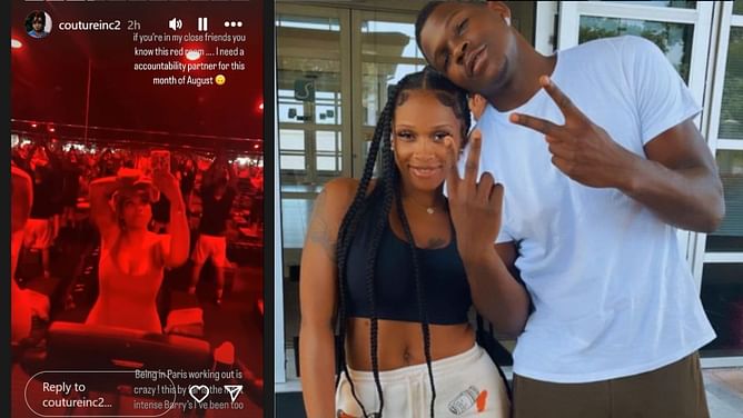 "Need an accountability partner": Anthony Edwards' girlfriend Jeanine Robel looking for gym buddy as she works out in Paris