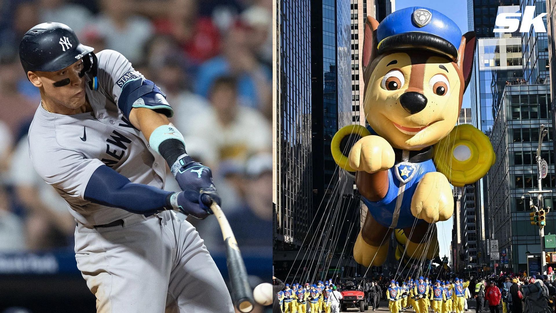 Yankees superstar Aaron Judge is set to appear on the PAW Patrol spin-off Rubble &amp; Crew (Photo Source: IMAGN / Getty)