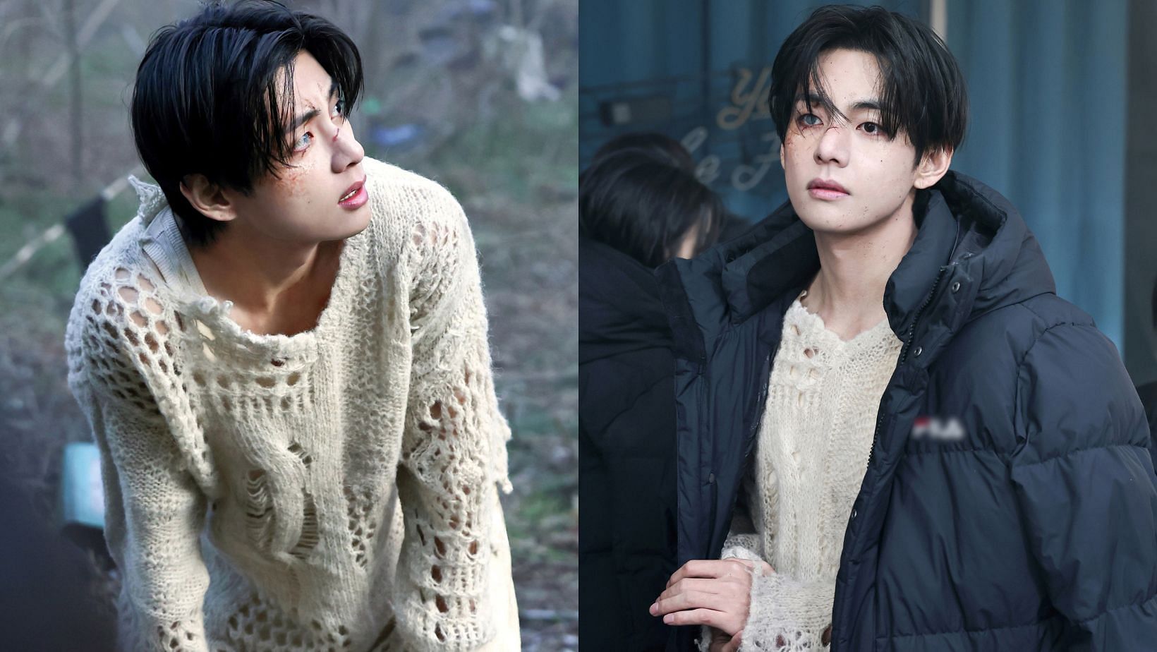 BTS&#039; Taehyung&#039;s acting comeback in IU&#039;s &#039;Love wins all.&#039; (Images via X/@bts_bighit)