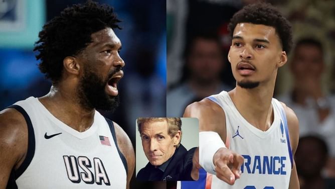 "USA-France for gold a Joke" - Skip Bayless warns Victor Wembanyama's squad to brace for Joel Embiid's fury in Olympic gold medal game