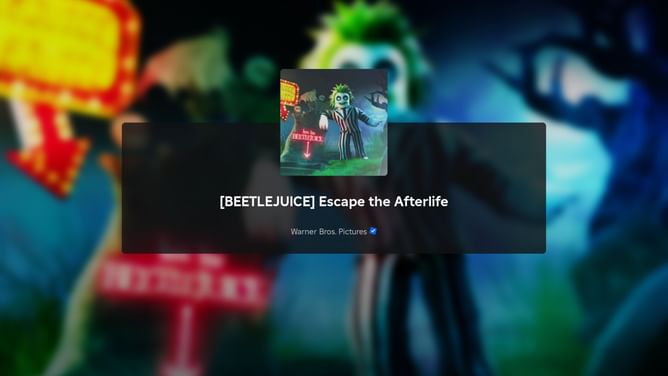 How to get Beetlejuice 2 movie tickets in Roblox