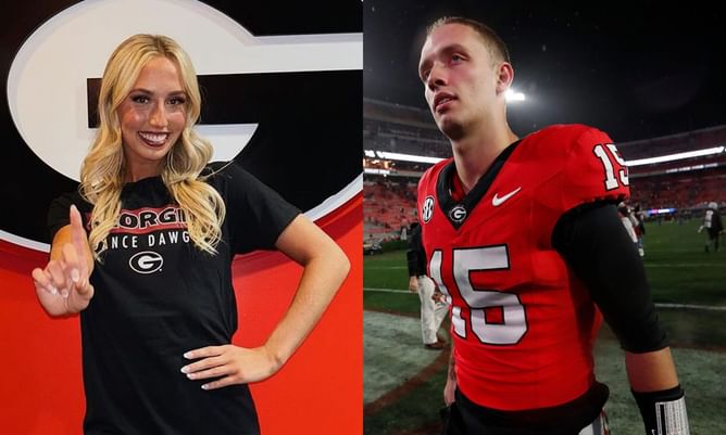 "Let's go 15": Georgia QB Carson Beck's cheerleader sister Kylie gets ready to support her brother in the upcoming season