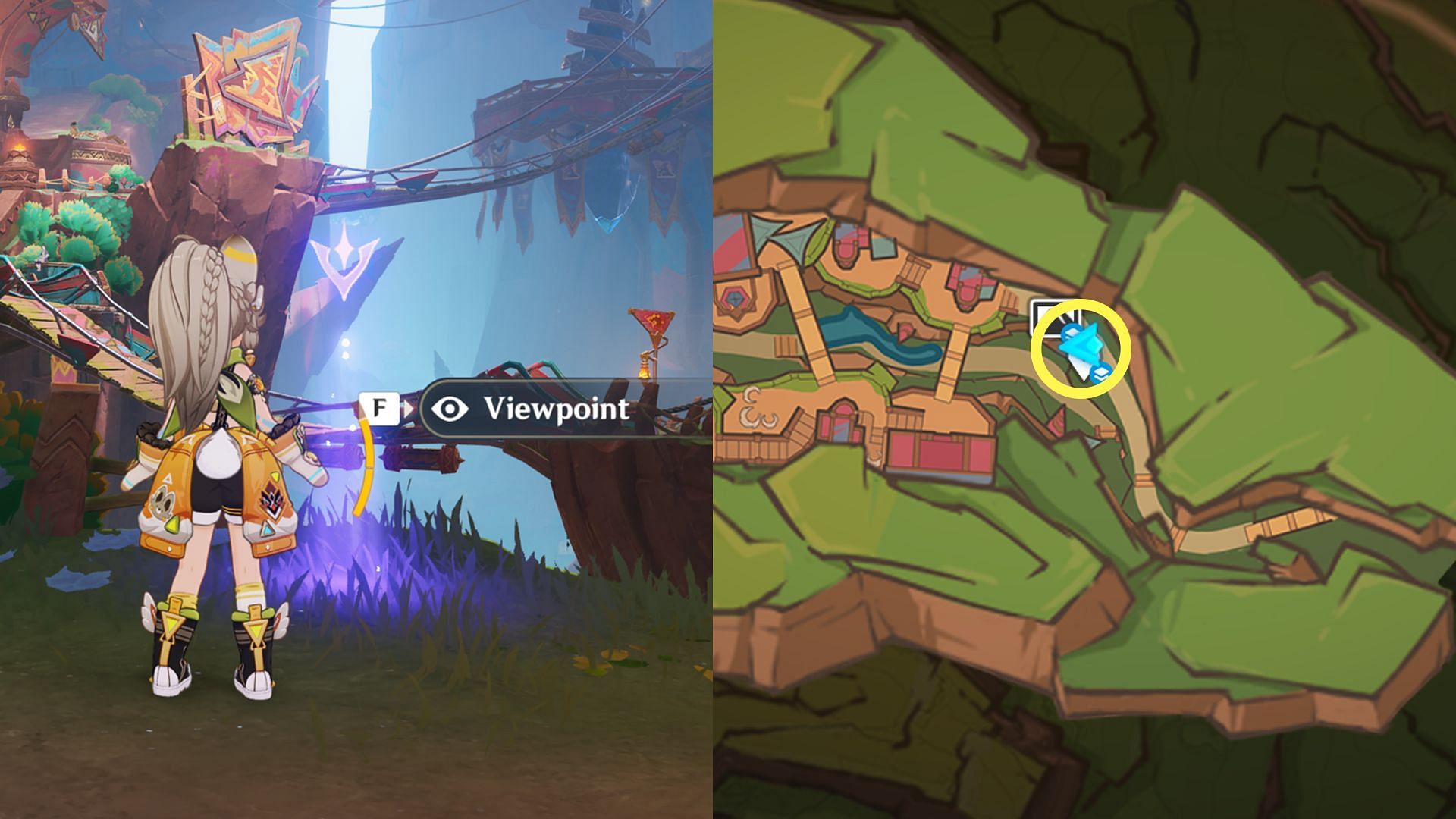 Location of Viewpoint #2 (Image via HoYoverse)