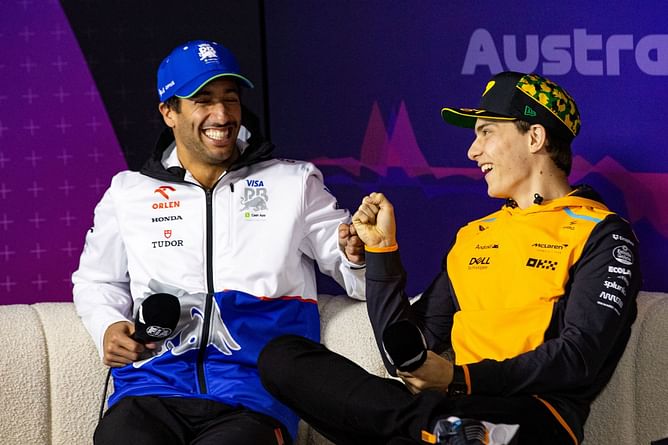 "He said, 'Everybody loves Daniel Ricciardo, that's going to be a problem'": Oscar Piastri's mother recalls driver's reaction on signing with McLaren
