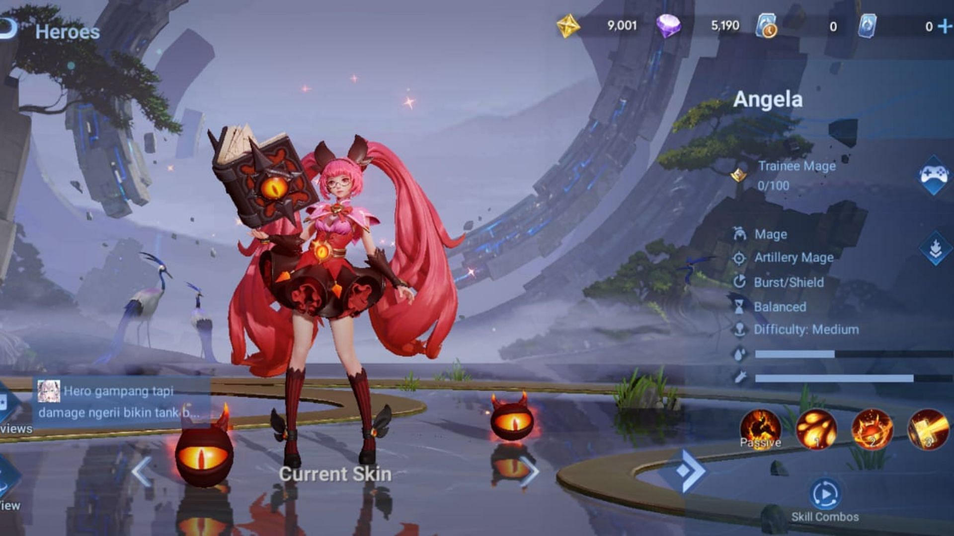 Angela can be played in the Mage role (Image via Level Infinite)