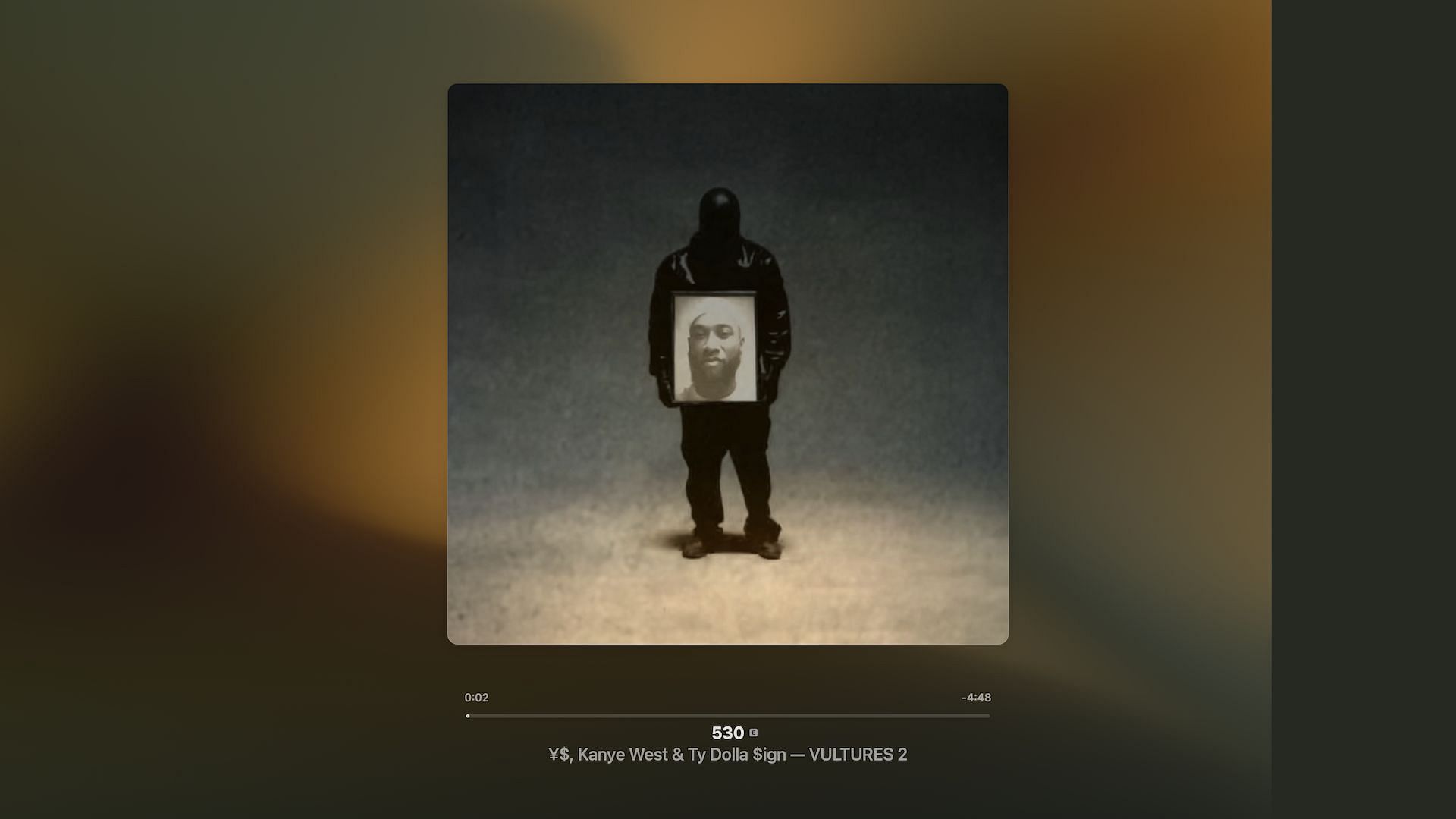 Track 12 on Kanye West and Ty Dolla $ign&#039;s second collaboration album &#039;VULTURES 2&#039; (Applemusic.com)