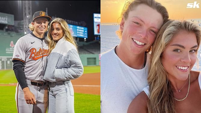 In Photos: Jackson Holliday's wife Chloe reps number #7 & team-colored sneakers as husband returns to MLB for Orioles' latest game
