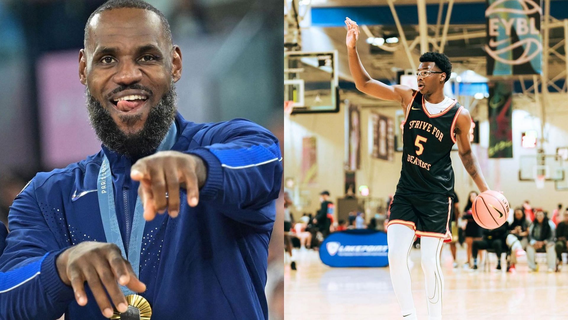 LeBron James Turns Into Coach For Son Bryce James' Team During ...