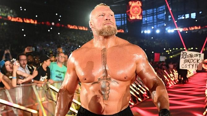 Brock Lesnar was once threatened with a gun by a former WWE manager, according to a wrestling legend (Exclusive)