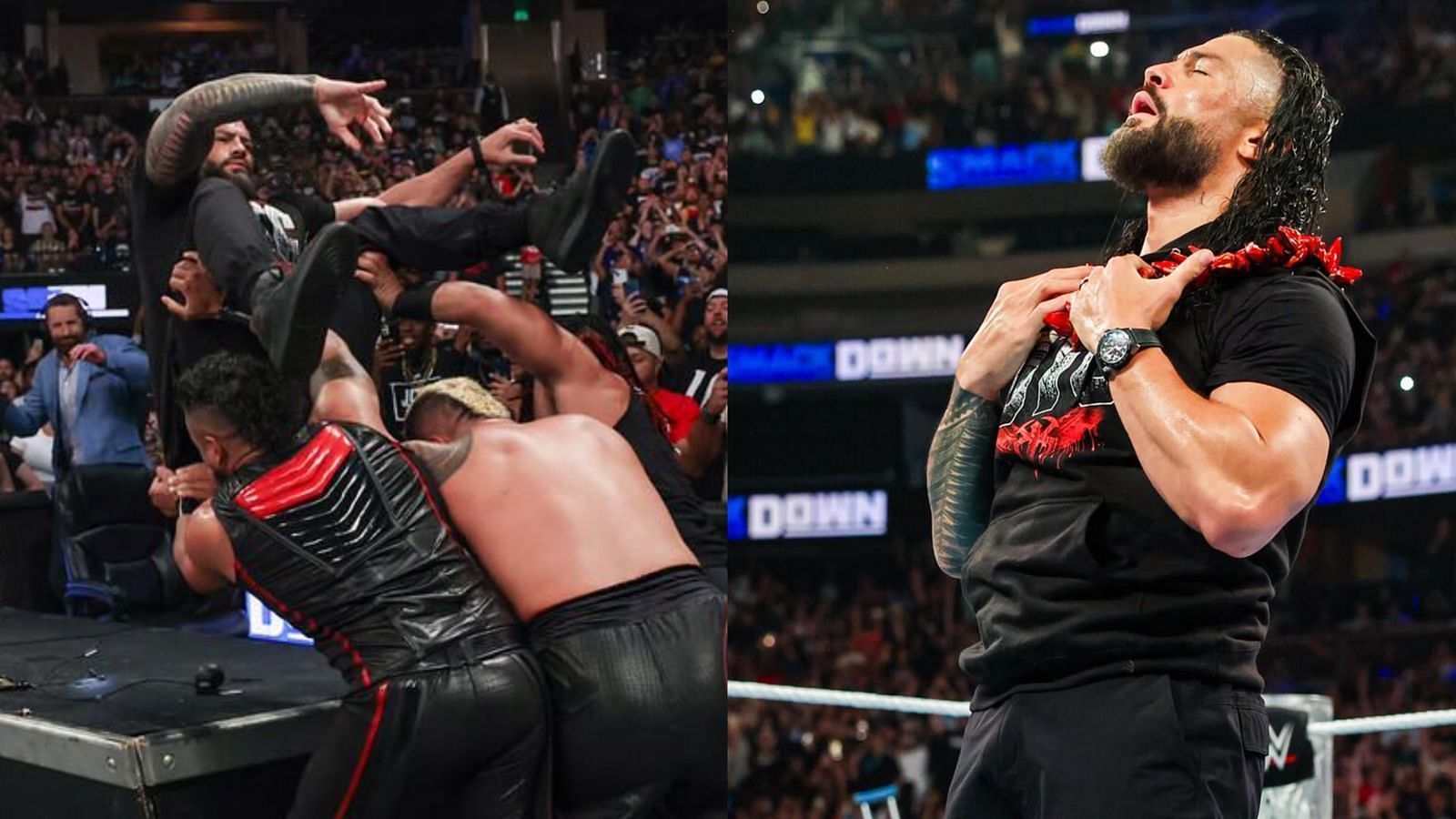 Roman Reigns suffered a beatdown on SmackDown!