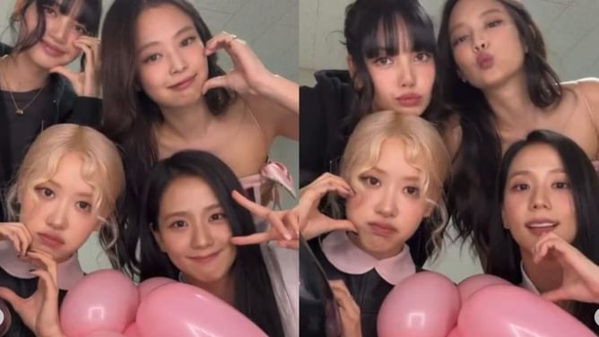 "SERVED SO HARD" — Fans swoon as BLACKPINK members make a show-stopping appearance at 'BORN PINK' World Tour movie pink carpet